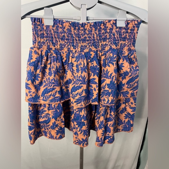 Women’s floral print tiered Skirt size medium - Picture 2 of 9